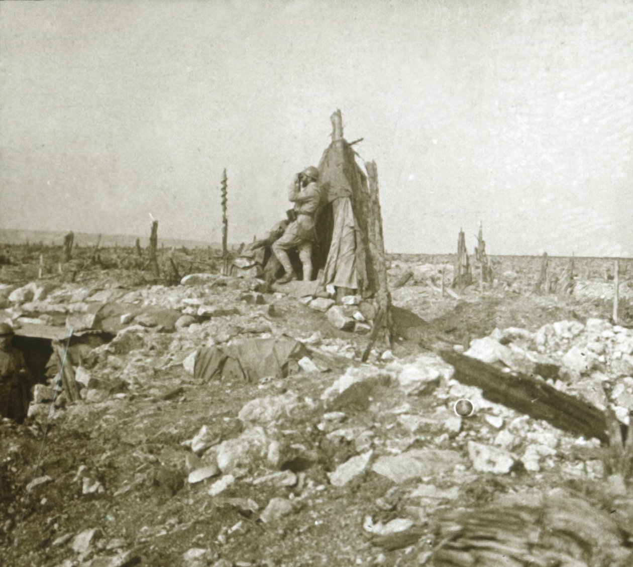 مركز مراقبة ، فورت فو ، شمال فرنسا ، c1914-c1918 بواسطة غير معروف