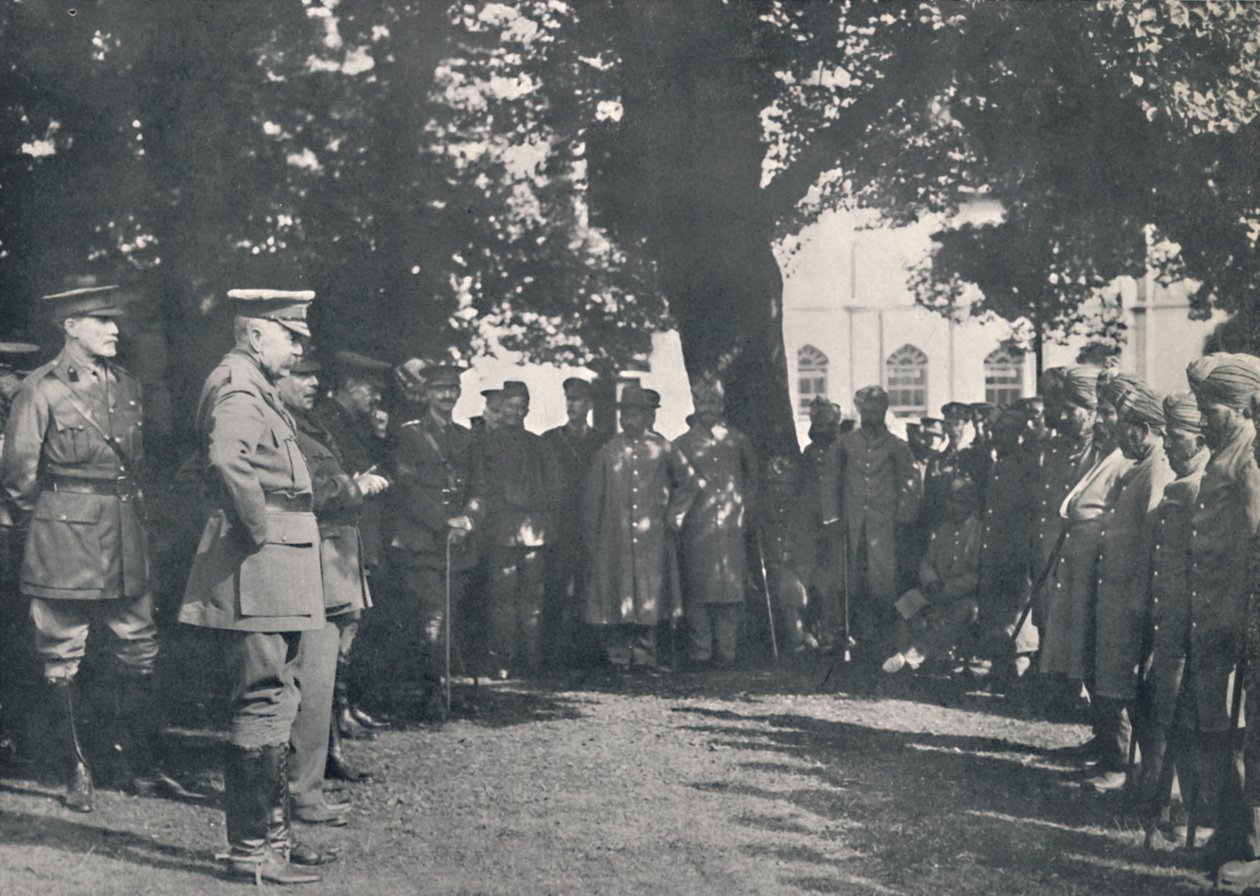 اللورد كيتشنر يخاطب المرضى الهنود ، 20 يوليو 1915 ، 1939 بواسطة غير معروف