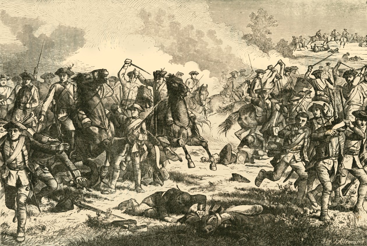 Loudons Cavalry Charge at Kunersdorf ، 1759 ، 1890. بواسطة غير معروف
