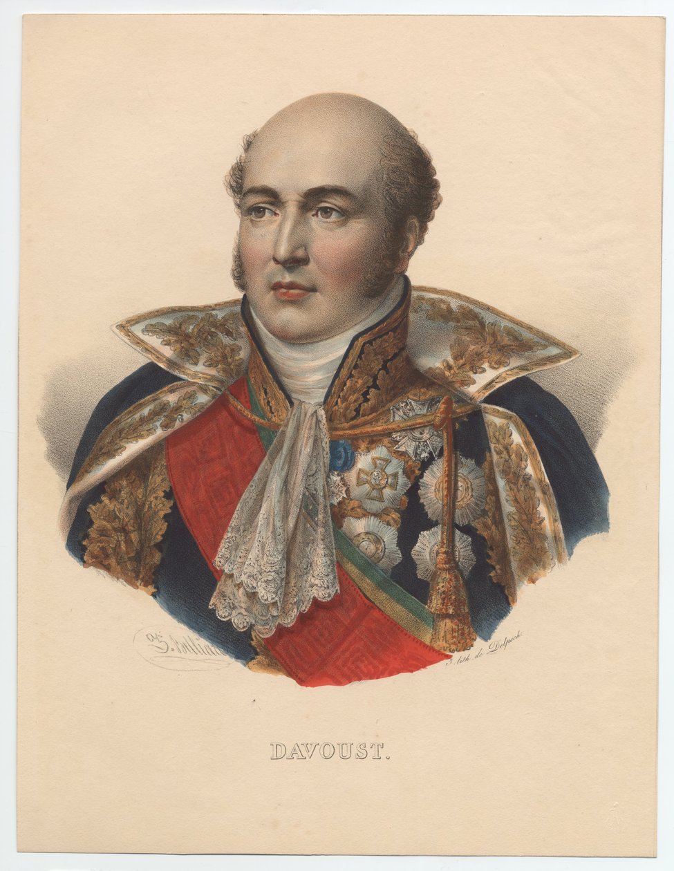 لويس نيكولاس دافوت 1770-1823 ، مارشال فرنسا ، 1835 بواسطة غير معروف