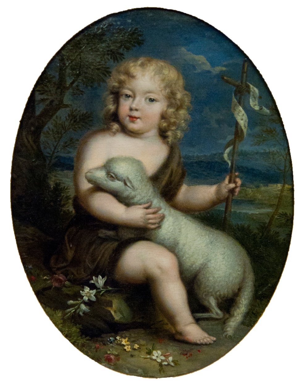 لويس ألكسندر دي بوربون ، كونت تولوز 1678-1737 مثل يوحنا المعمدان ، ج. 1680. بواسطة غير معروف