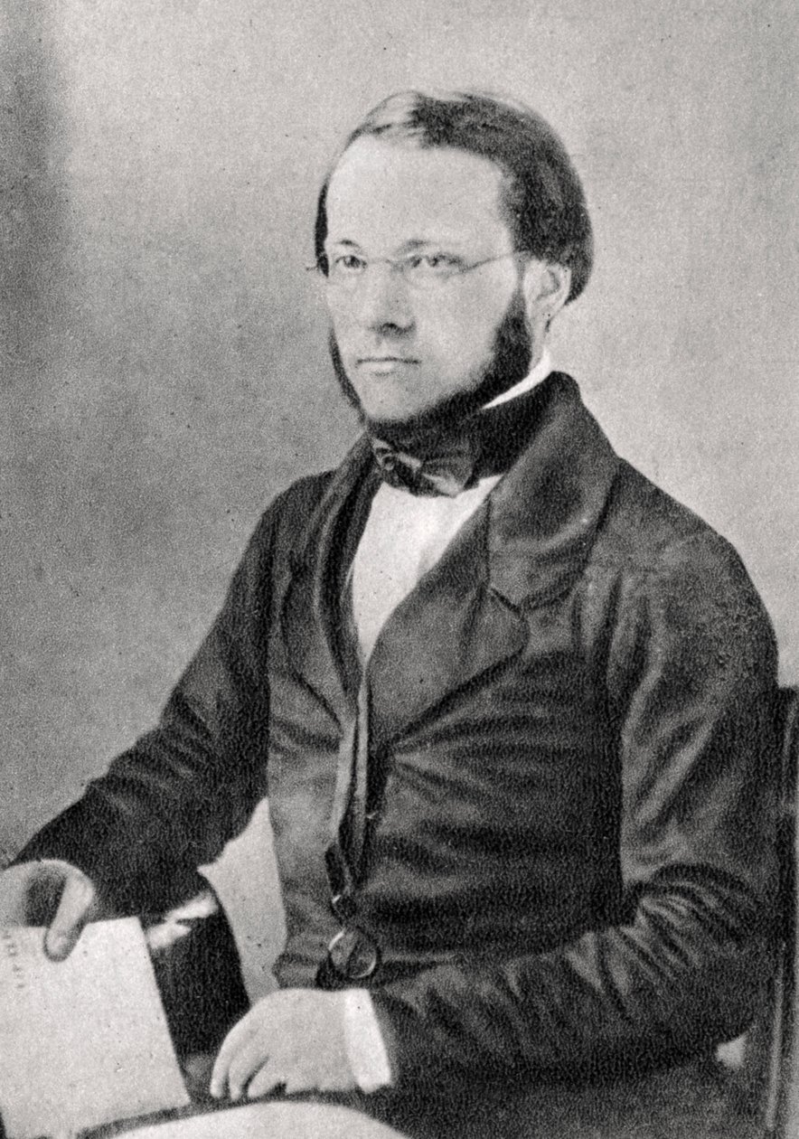 لويس باستور ، الكيميائي الفرنسي وعلم الأحياء الدقيقة ، 1852 بواسطة غير معروف