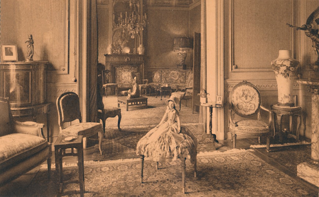 غرفة لويس السادس عشر في السفارة الكوبية في بروكسل ، بلجيكا ، 1927. بواسطة غير معروف