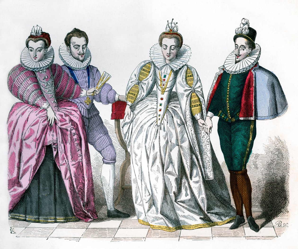 لويز لورين ، دوق غيز ، مارغريت دي فودمون وآن دي جويوز ، 1581 1882-1884 بواسطة غير معروف