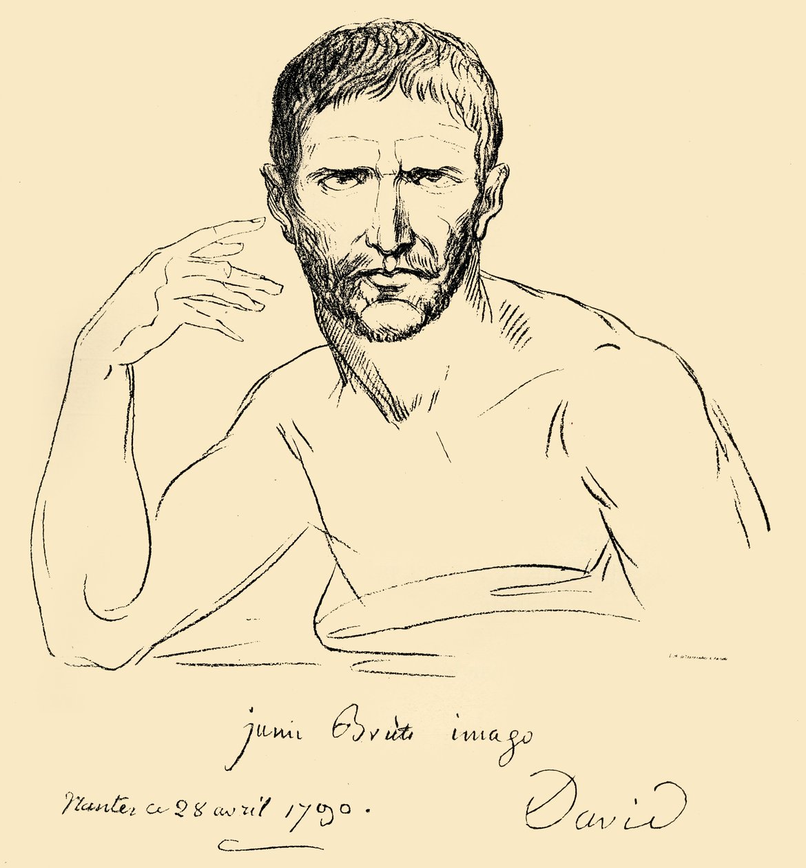 لوسيوس جونيوس بروتوس ، 1790 ، 1903. بواسطة غير معروف