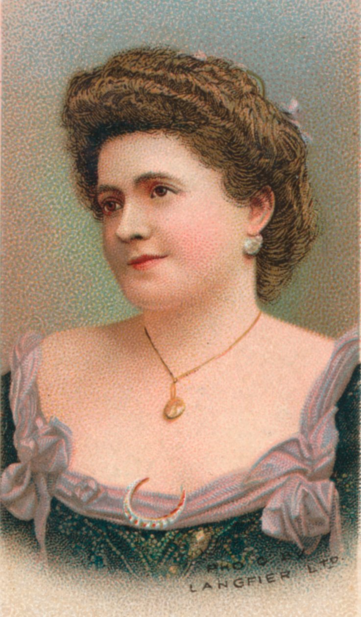 لويزا تترازيني 1871-1940 ، Coloratura Soprano الإيطالية ، 1911 بواسطة غير معروف