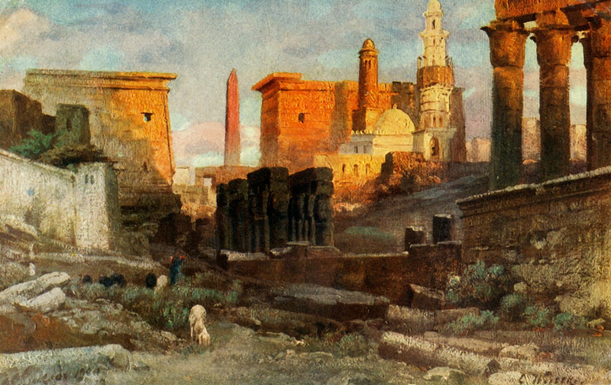 الأقصر. المعابد ، c1918-c1939. بواسطة غير معروف