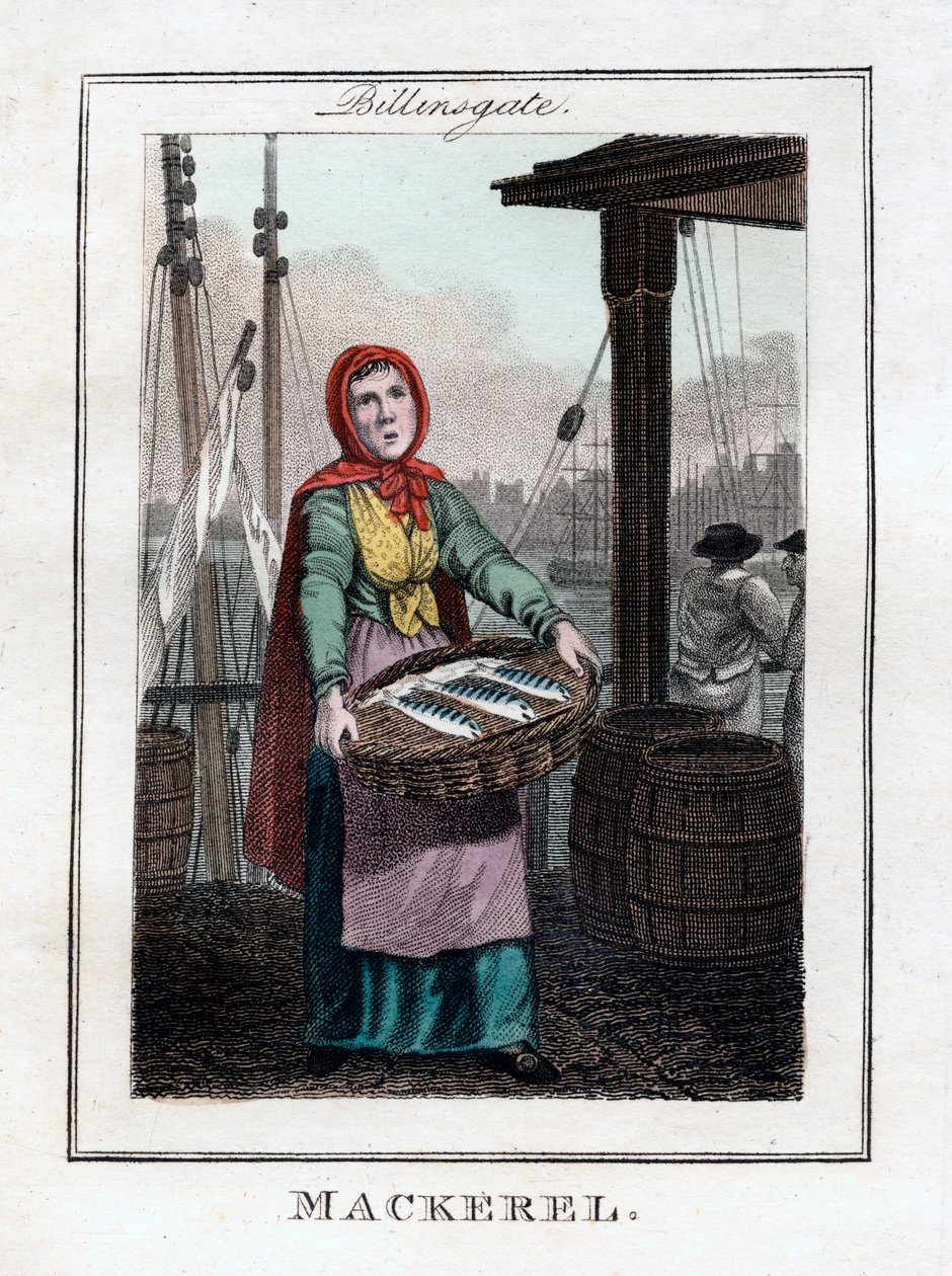 ماكريل ، بيلينجسجات ، لندن ، 1805 بواسطة غير معروف
