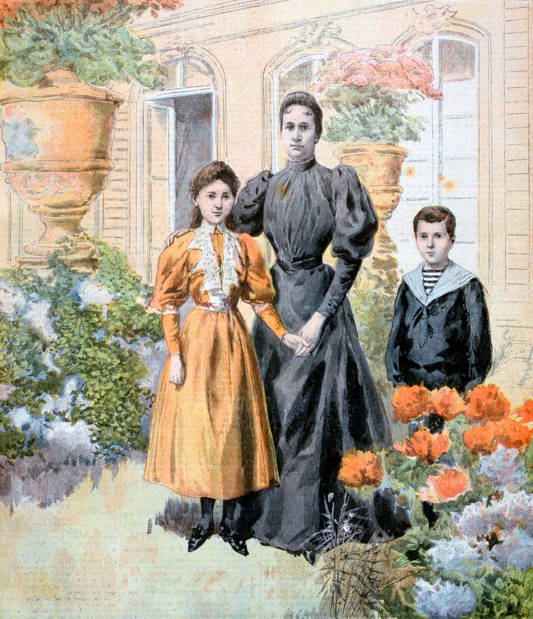 مدام كاسيمير بيرييه وأولادها ، 1894 بواسطة غير معروف