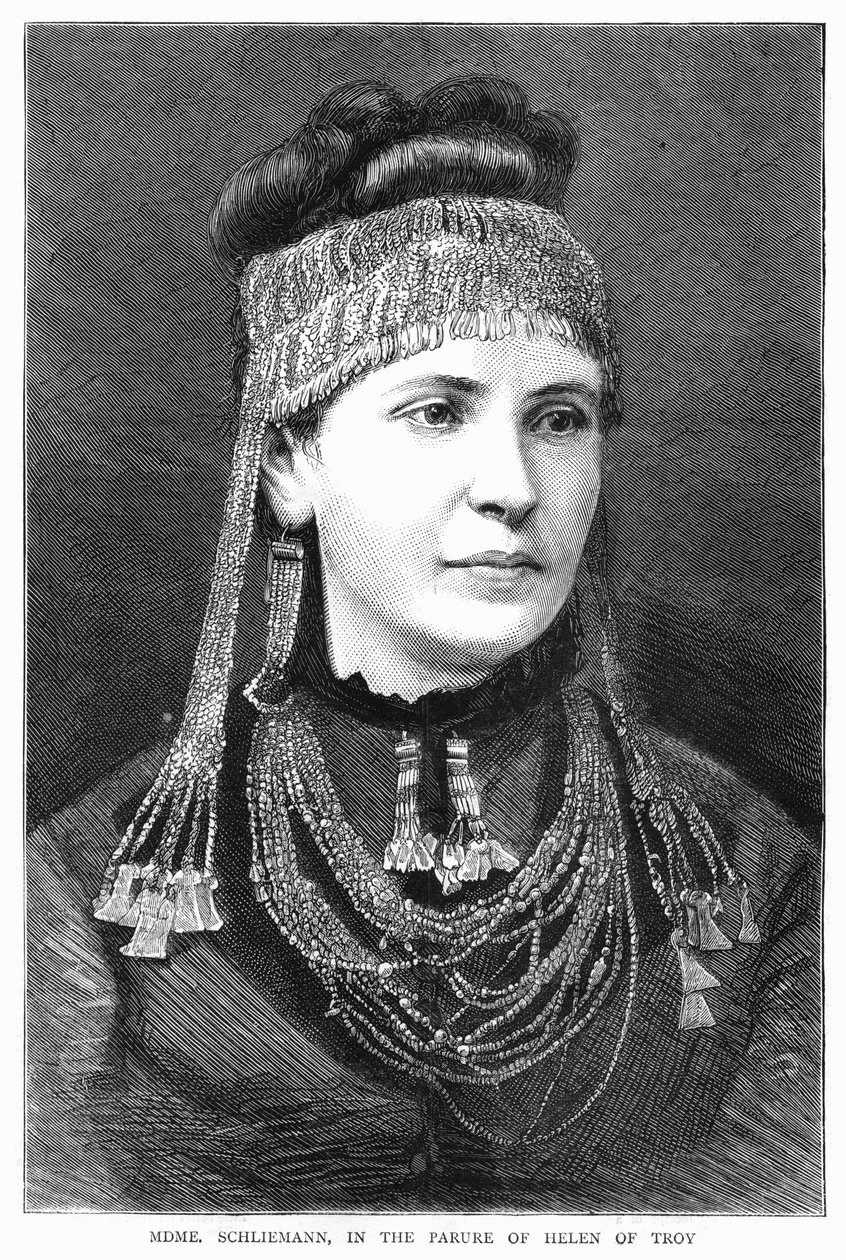 مدام صوفي شليمان ، 1877 بواسطة غير معروف