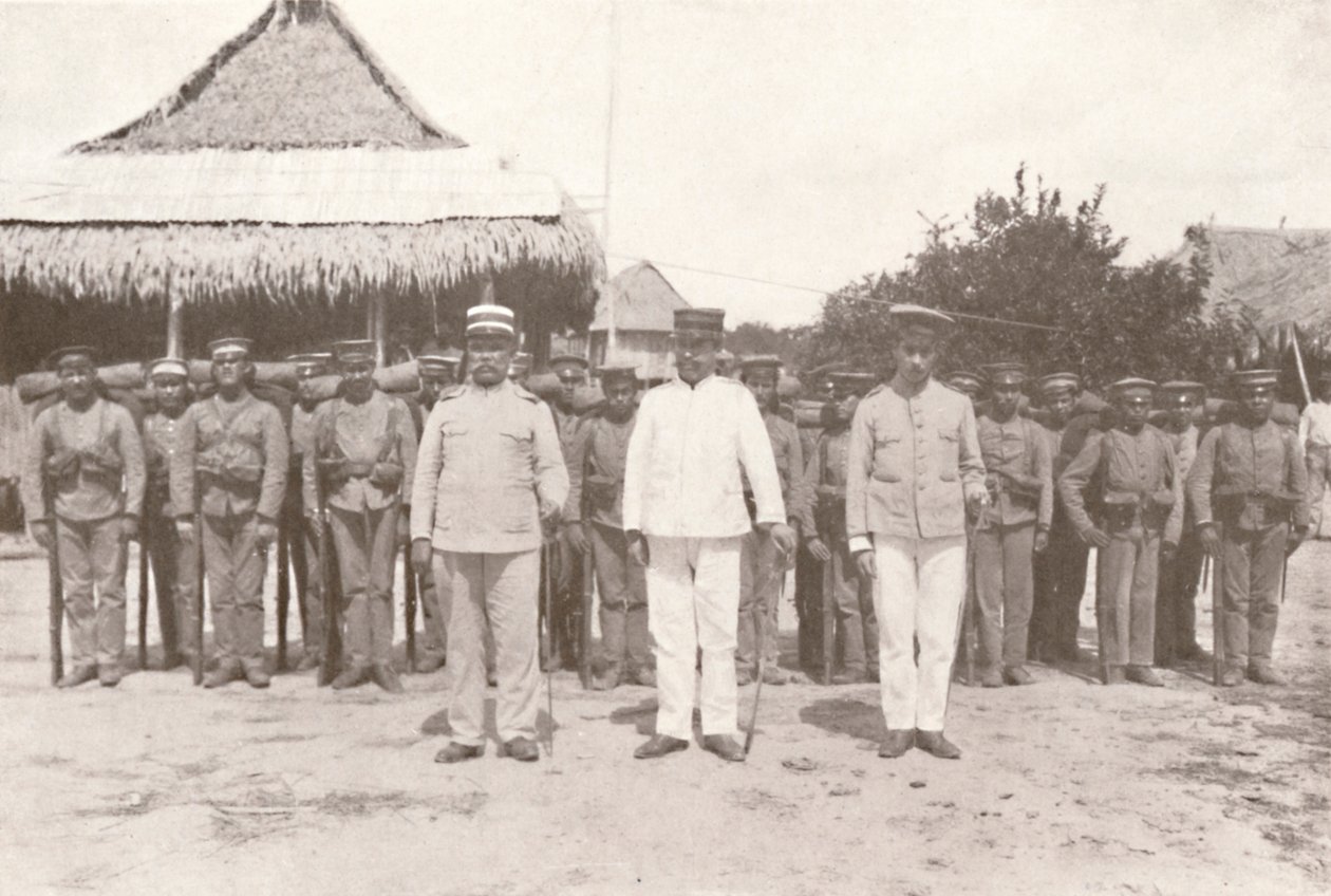سكة حديد ماديرا - مامور: على الحدود البوليفية البرازيلية: الضباط والجنود البوليفيون ، 1914 بواسطة غير معروف