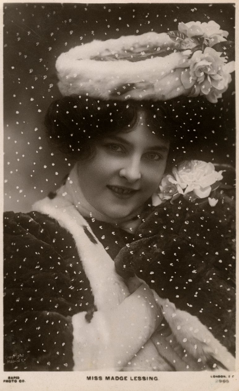 مادج ليسينغ ، ممثلة ألمانية ، c1906 بواسطة غير معروف