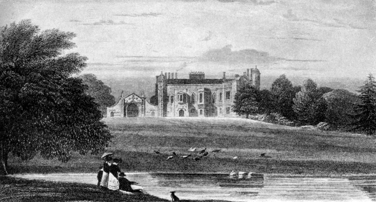 Madingley Hall ، Madingley ، Cambridgeshire ، القرن التاسع عشر 1912 بواسطة غير معروف