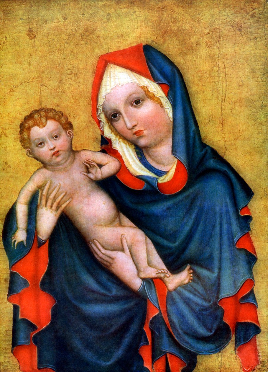 مادونا زلاتا كورونا ، c1410 1955 بواسطة غير معروف
