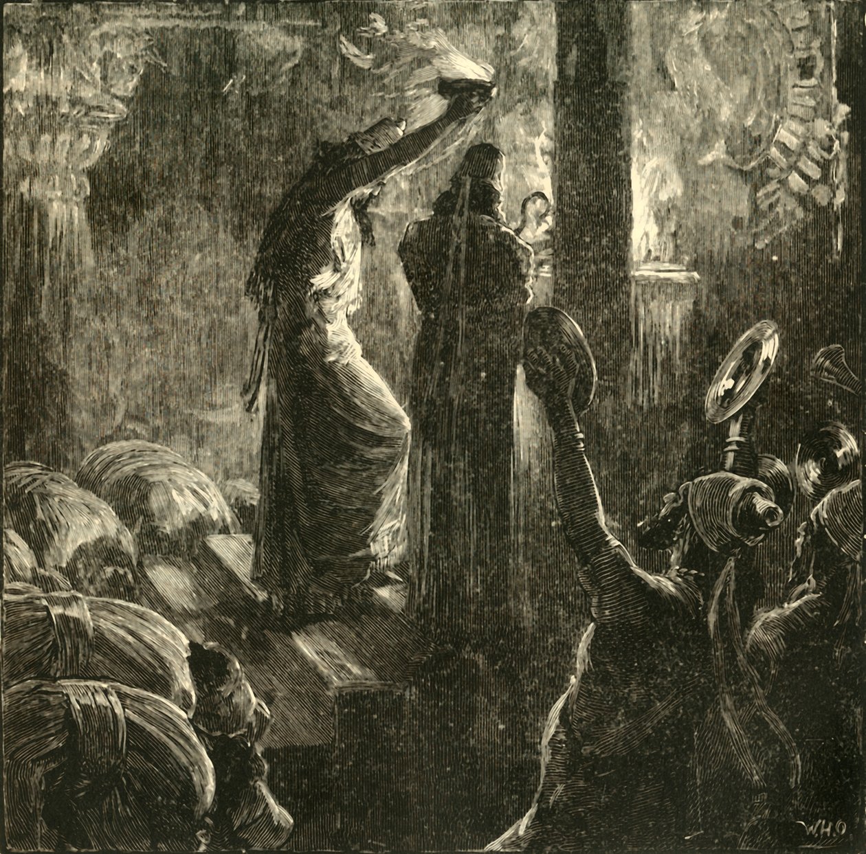 Magi Round the Sacred Fire ، 1890. بواسطة غير معروف