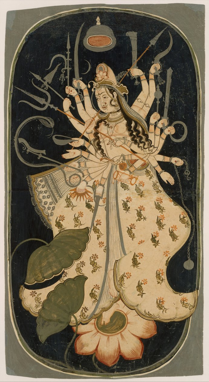 مهاديفي ، الإلهة الكبرى ، كاليفورنيا. 1725. بواسطة غير معروف