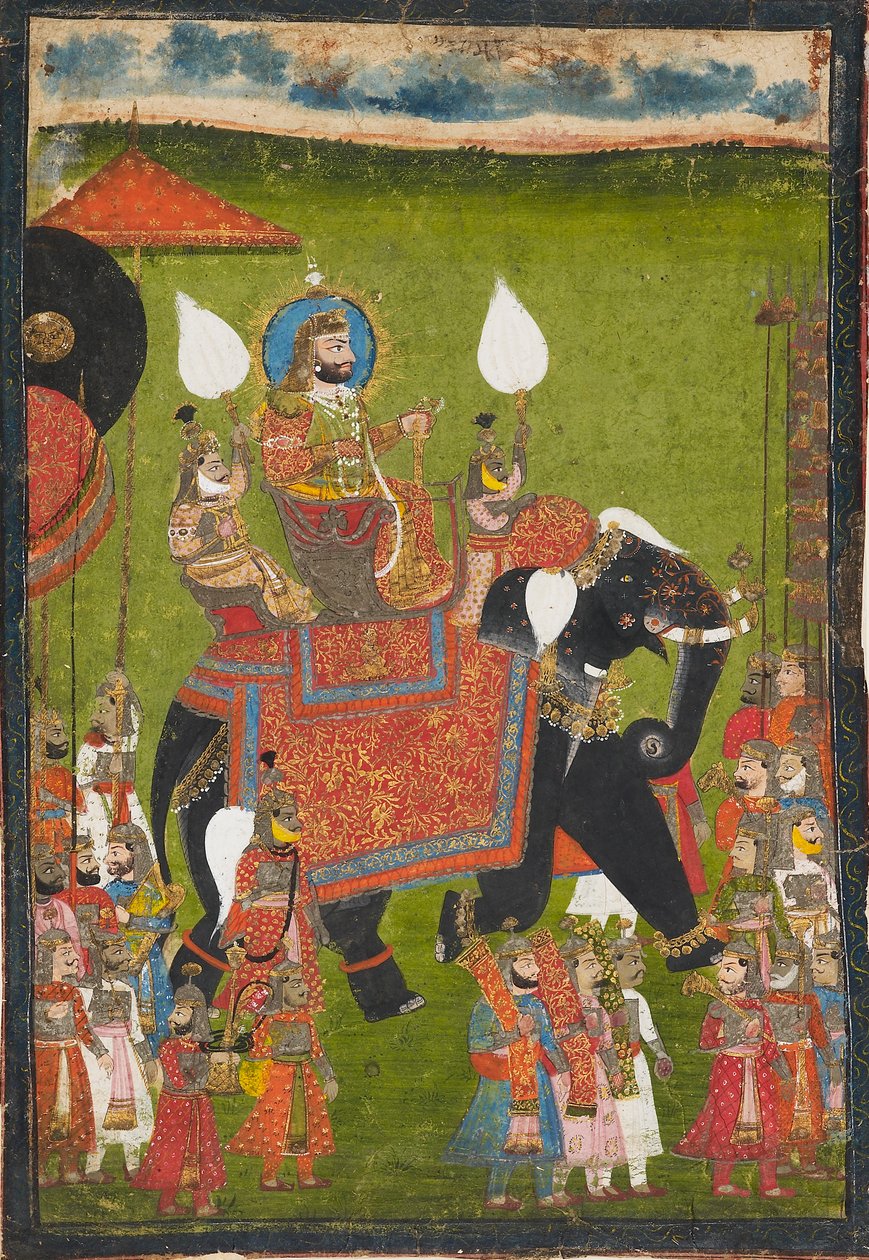 ماهارانا جوان سينغ من ميوار ، 1835-1850 بواسطة غير معروف