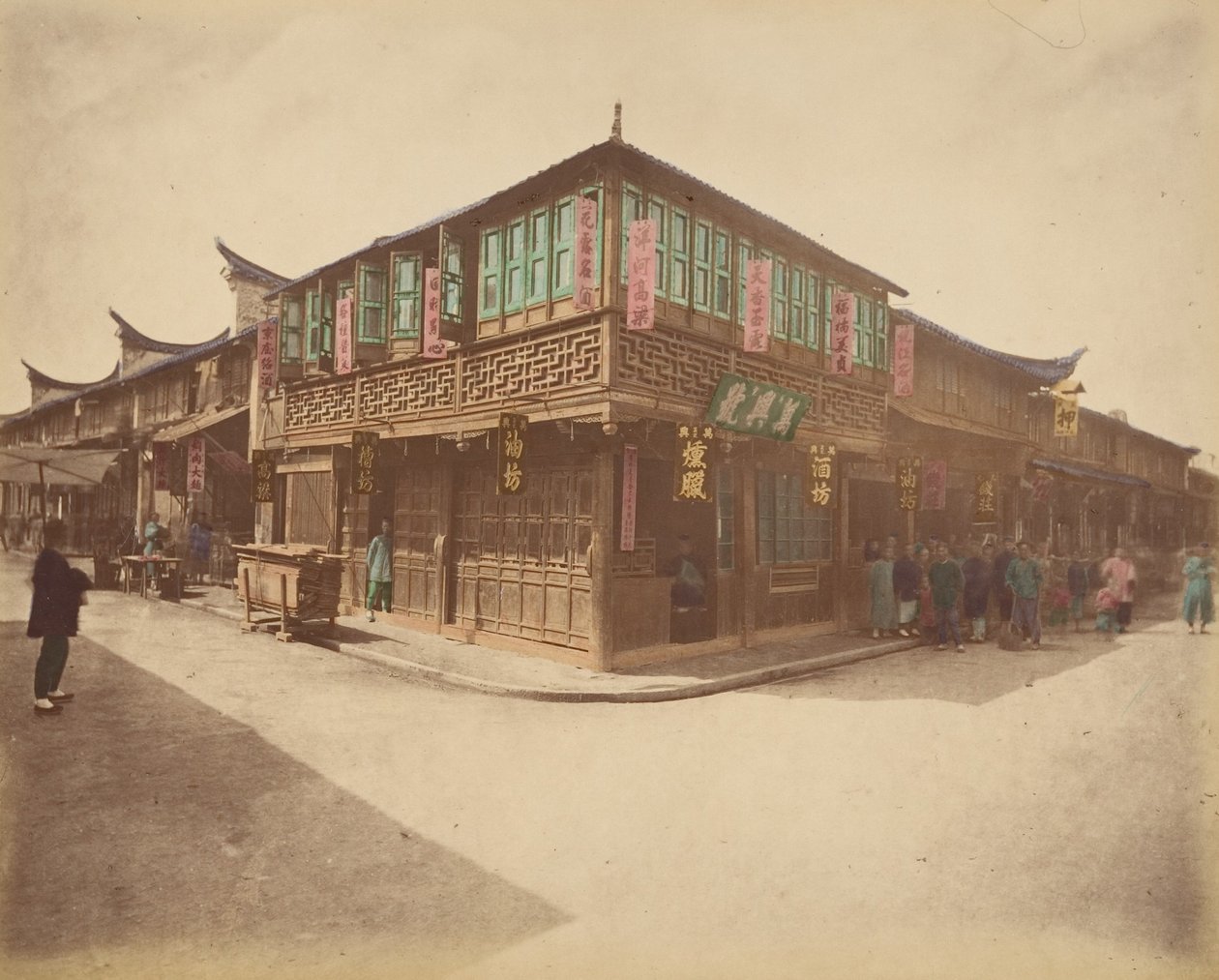 بيت الشاي ، 1870. بواسطة غير معروف