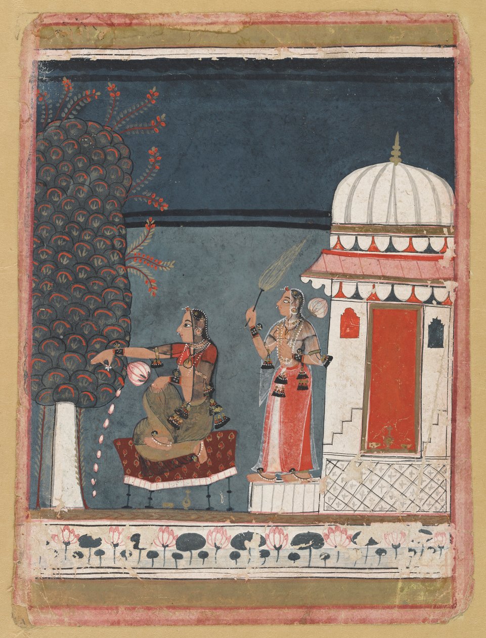 مالاشري راجيني من سلسلة راجمالا ، 1640. بواسطة غير معروف