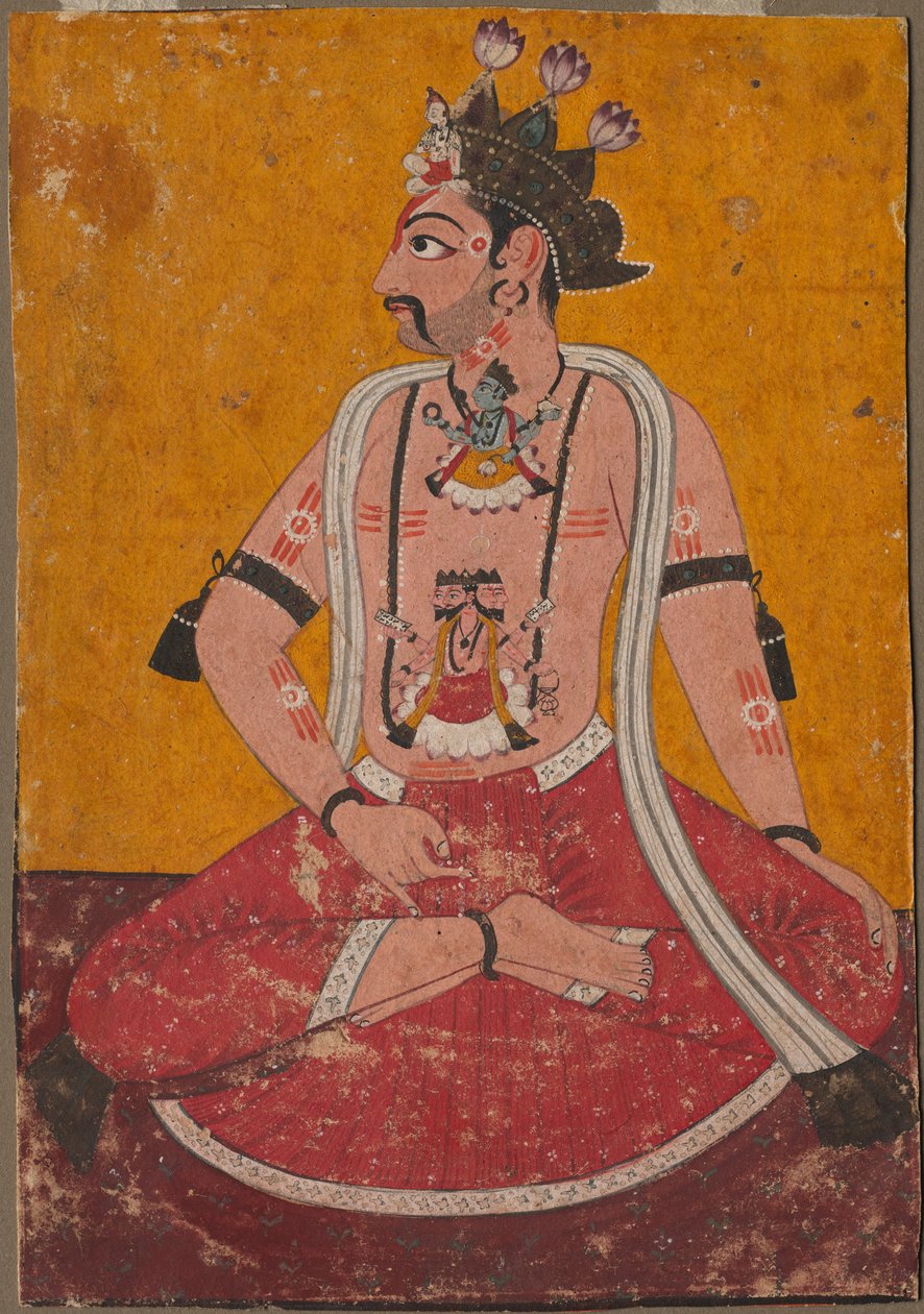 مان داتا في موقع يوغي ، ج. 1690-1700. بواسطة غير معروف