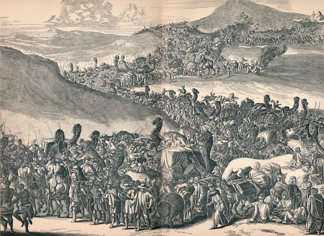 مانسا موسى في طريقه إلى مكة ، c1670 ، 1903 بواسطة غير معروف