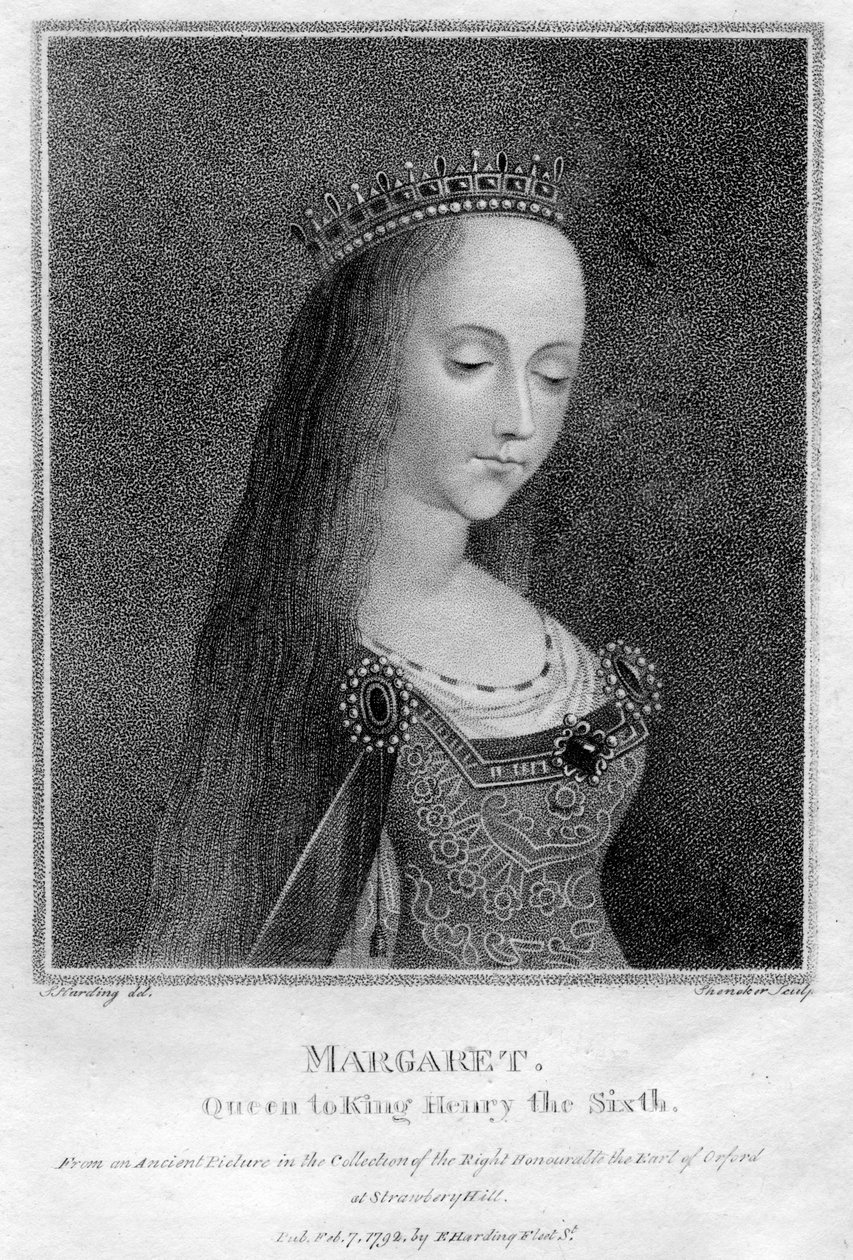 مارغريت أنجو ، ملكة الملكة هنري السادس ، 1792 بواسطة غير معروف
