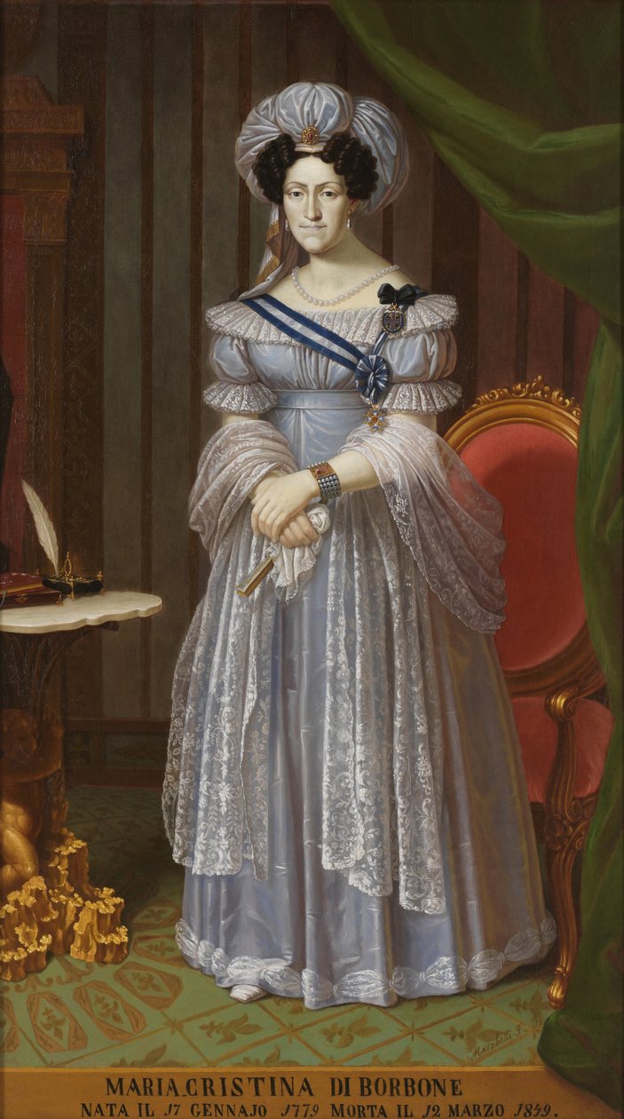 ماريا كريستينا من نابولي وصقلية 1779-1849 ، ملكة سردينيا بواسطة غير معروف
