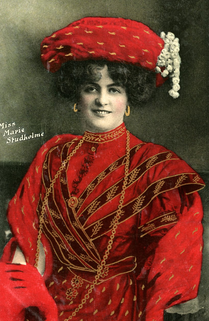 ماري ستودهولمي 1875-1930 ، الممثلة الإنجليزية ، 1907 بواسطة غير معروف
