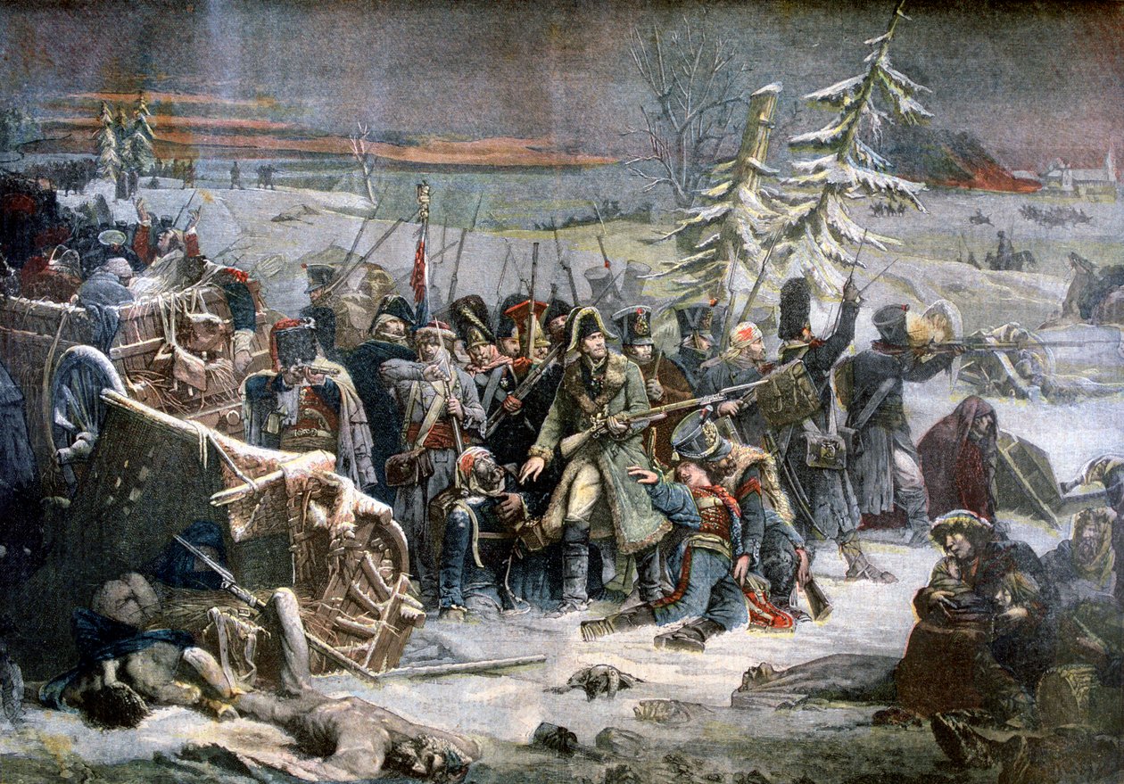 مارشال ني أثناء التراجع عن روسيا ، 1812 1894 بواسطة غير معروف