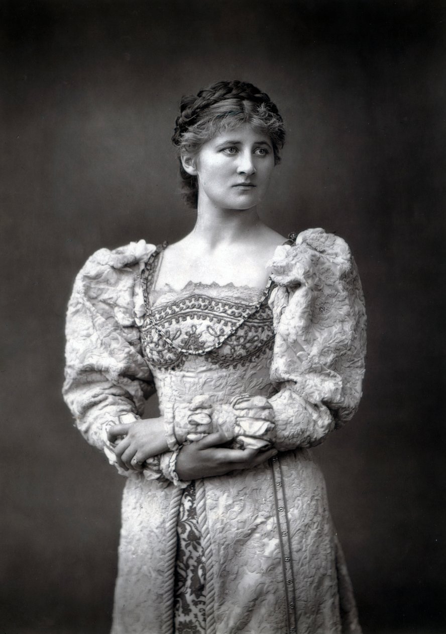 ماري أندرسون 1859-1940 ، ممثلة مسرحية أمريكية ، أواخر القرن التاسع عشر بواسطة غير معروف