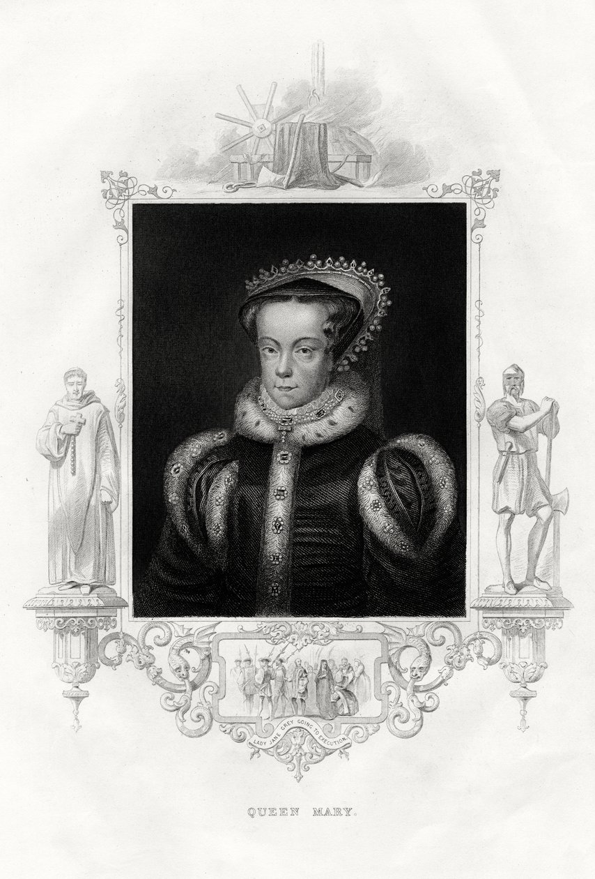 Mary I 1516-1558 ، والمعروفة أيضًا باسم Mary Tudor ، 1860 بواسطة غير معروف