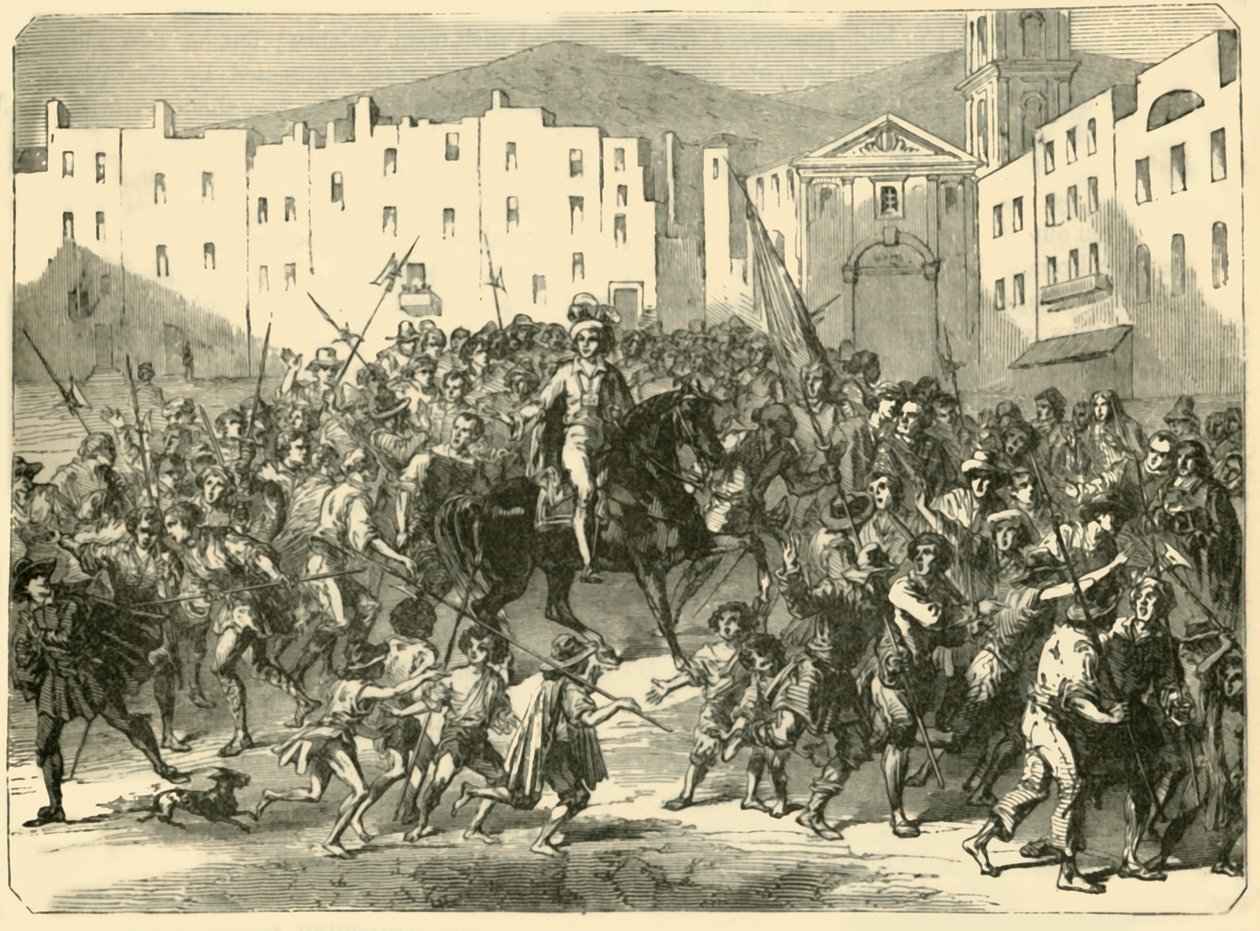 Masaniello Haranguing شعب نابولي ، 7 يوليو 1647 ، 1890. بواسطة غير معروف