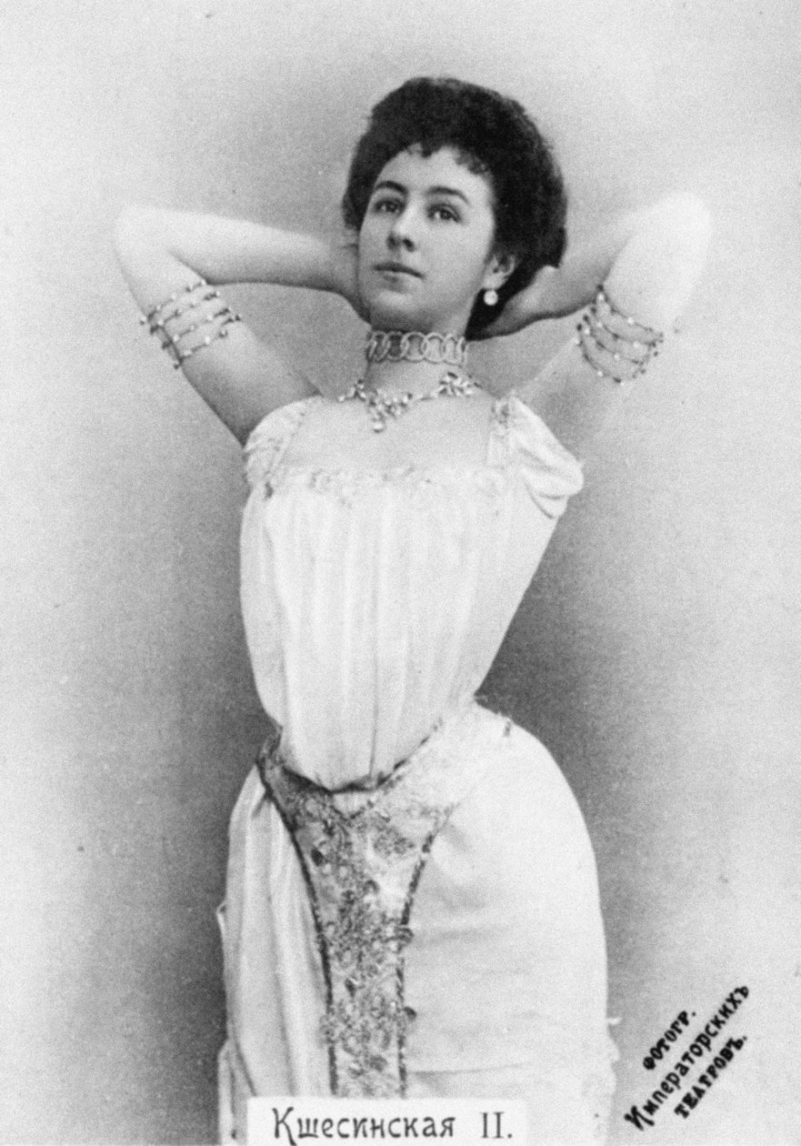 Matilda Kschessinska مثل الأميرة Aspicia في الباليه ابنة الفراعنة بواسطة غير معروف