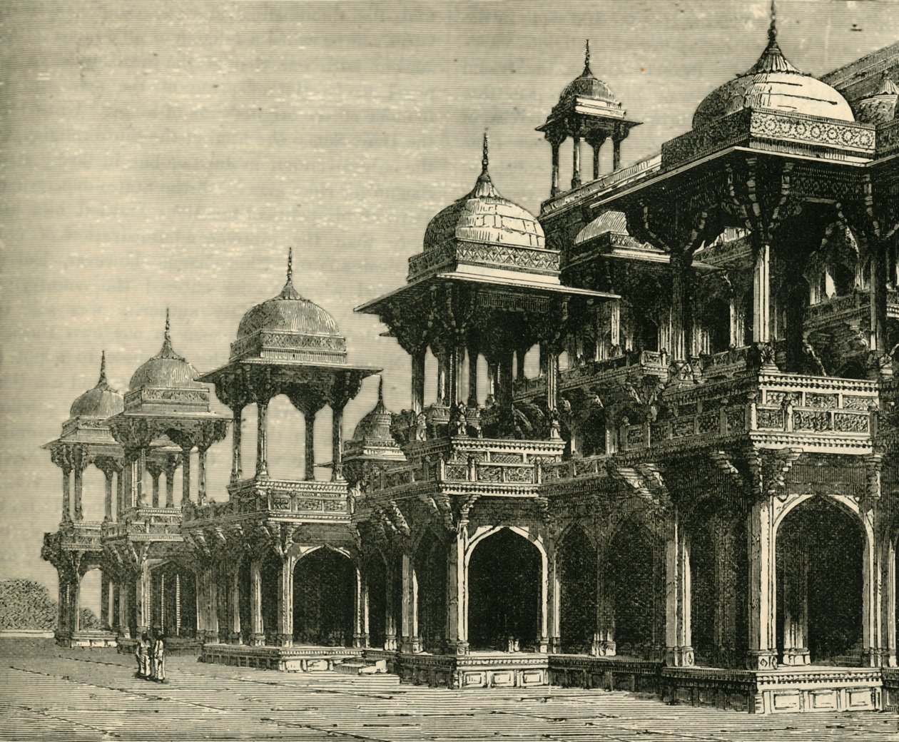 Mausoleum of Akbar, Secundra, 1890.    بواسطة غير معروف