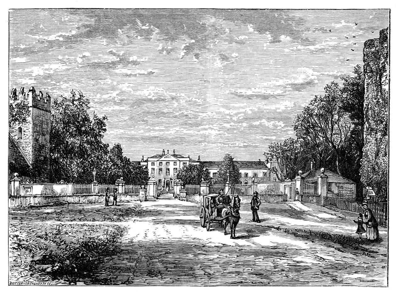 كلية ماينوث ، مقاطعة كيلدير ، أيرلندا ، 1900 بواسطة غير معروف