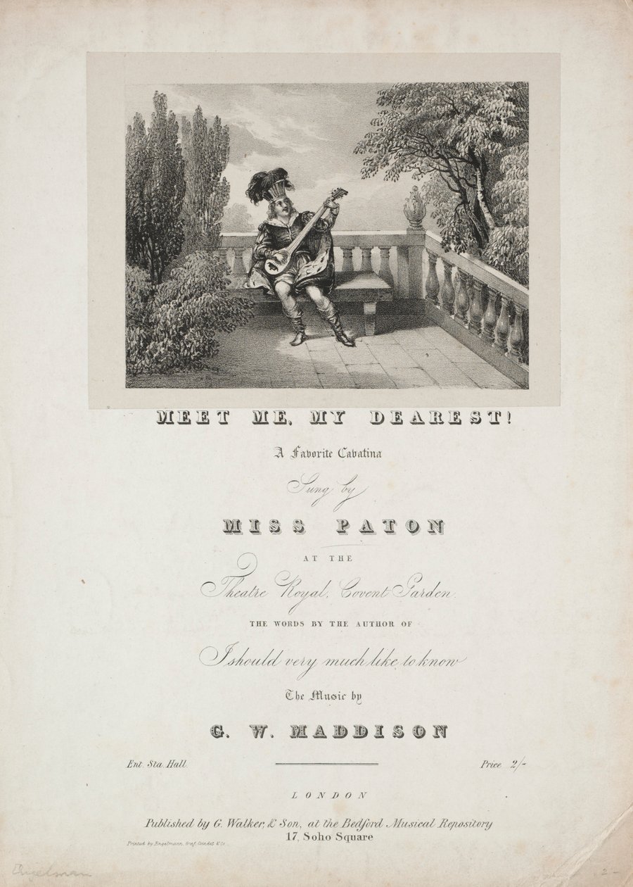 قابلني ، أعز !، 1800s. بواسطة غير معروف