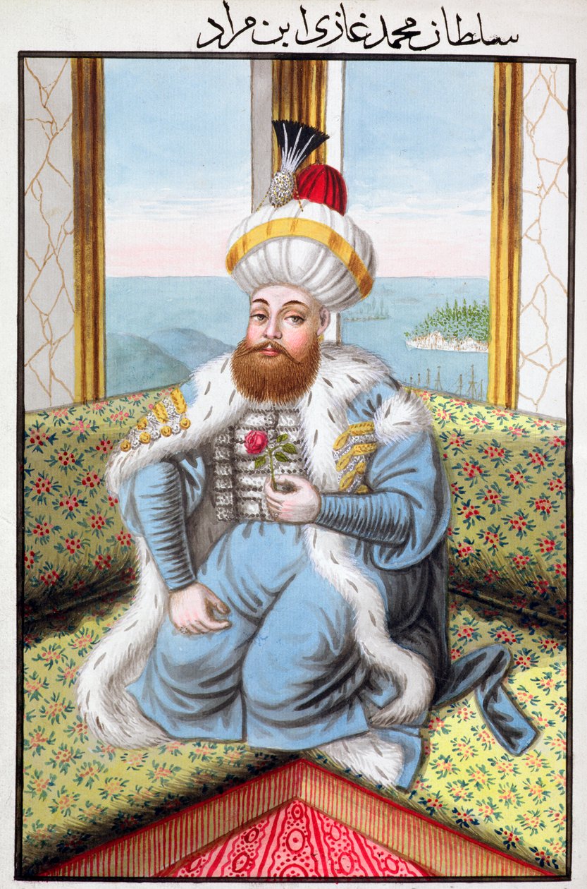 محمد الثاني ، الإمبراطور العثماني ، 1808 بواسطة غير معروف