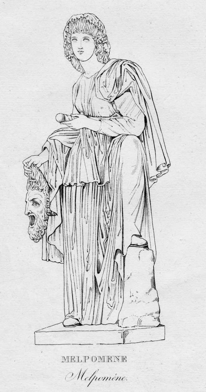 Melpomene Melpoméne ، c1850 بواسطة غير معروف