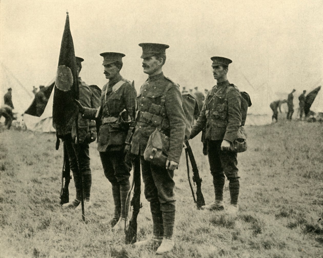 رجال الأميرة باتريسياس المشاة الخفيفة الكندية ، 1915 ، c1920. بواسطة غير معروف
