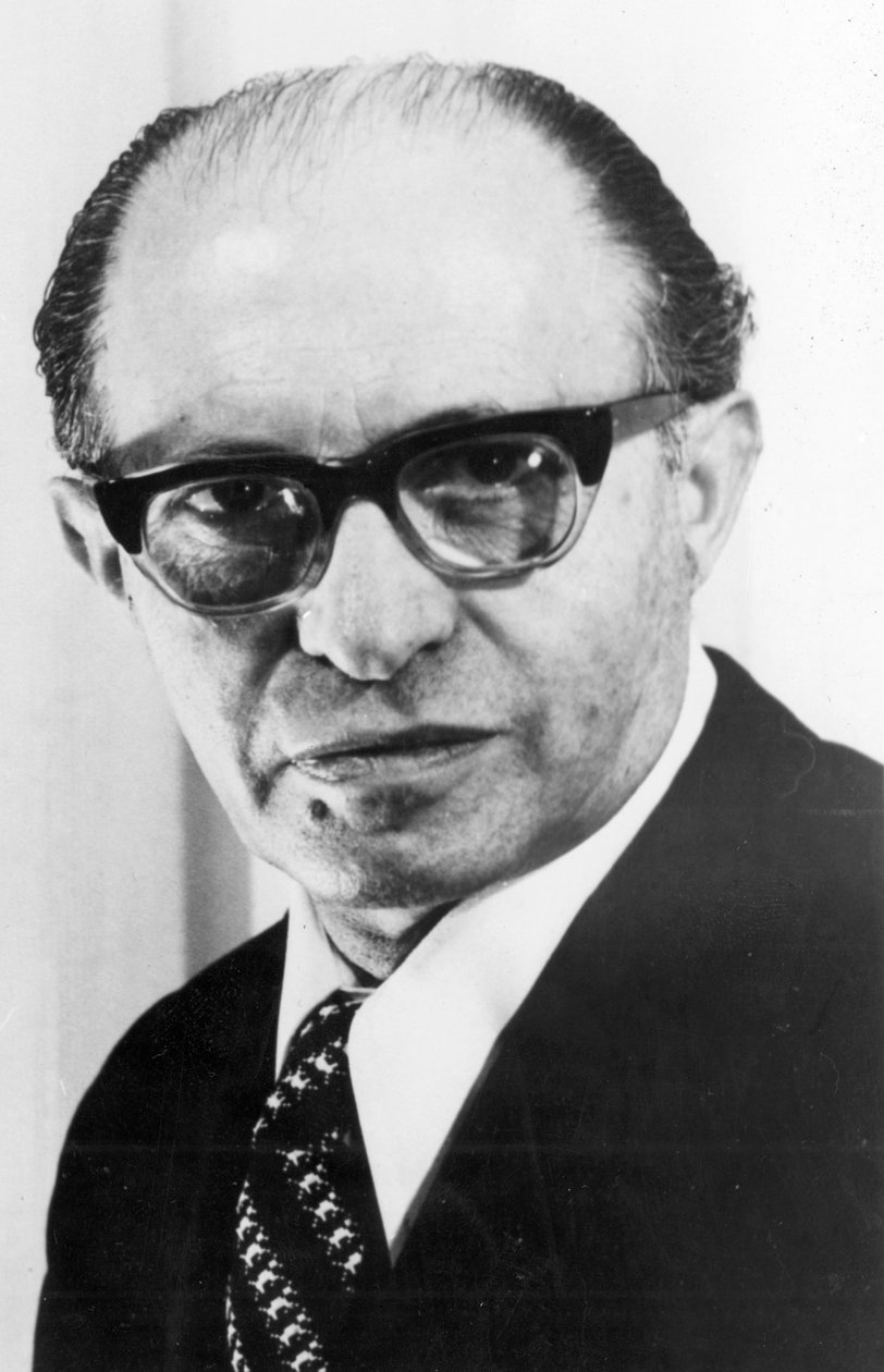 مناحيم بيغن 1913-1992 ، رجل دولة إسرائيلي بولندي مولود ، 1978 بواسطة غير معروف