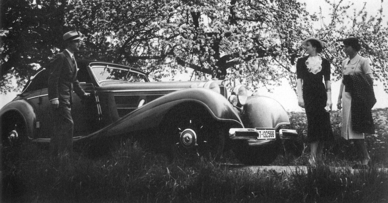 سيارة مرسيدس بنز ، c1930s بواسطة غير معروف