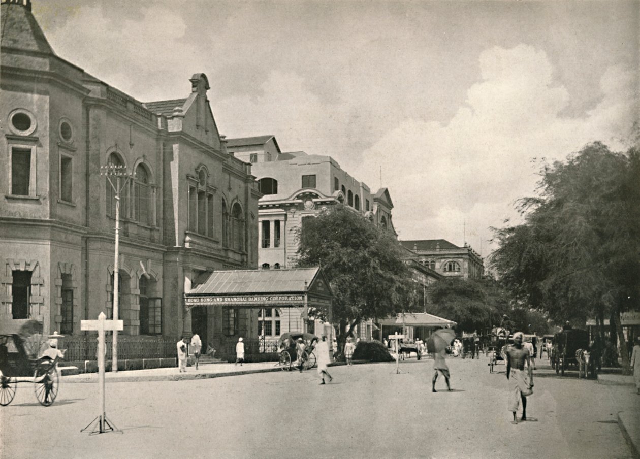 شارع ميرشانت ، رانجون ، 1900. بواسطة غير معروف