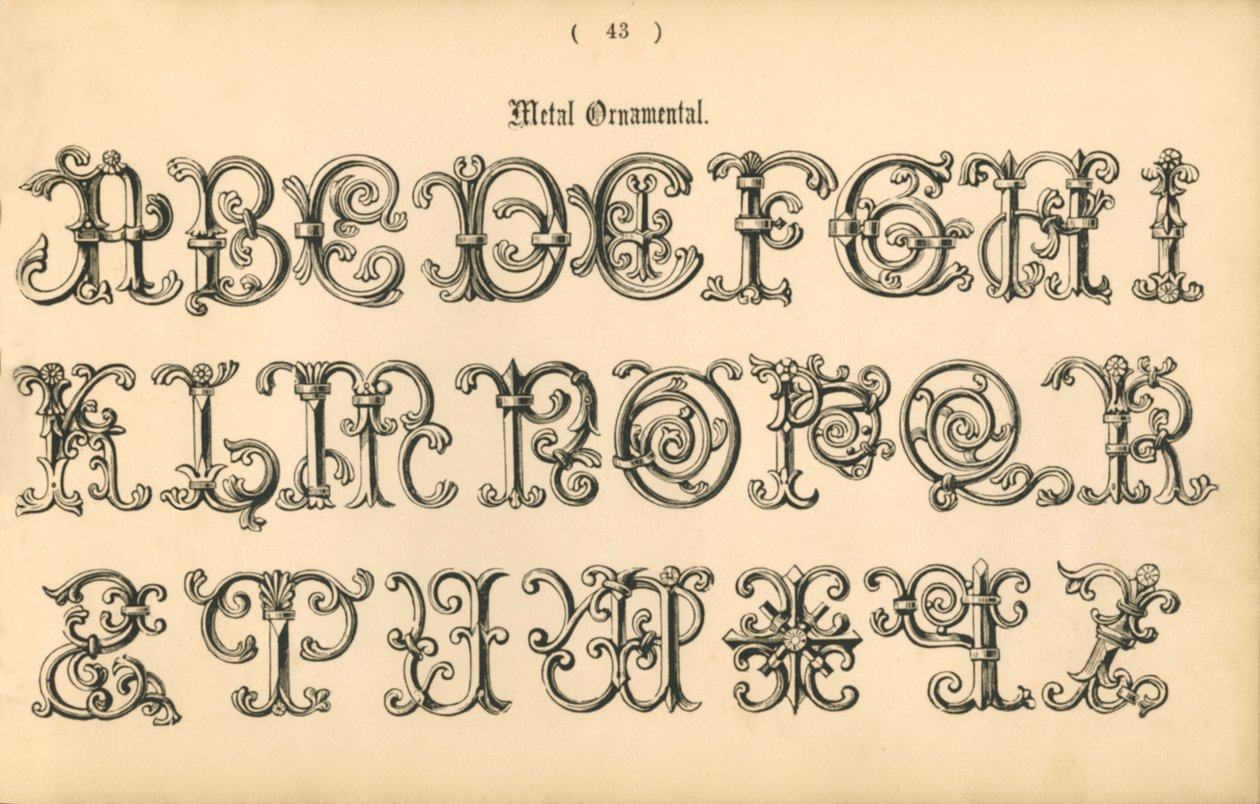 الزينة المعدنية ، 1862 بواسطة غير معروف