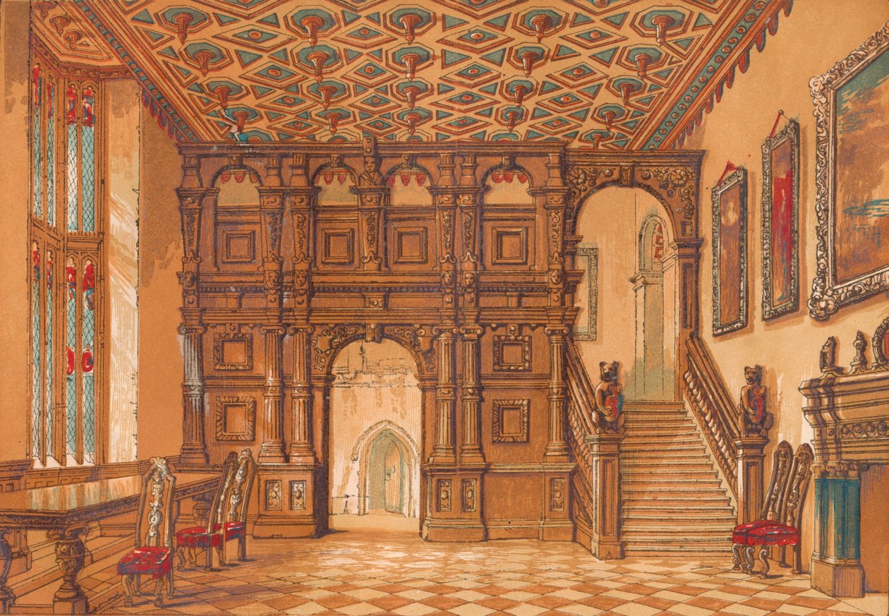 قاعة ميثلي ، c1845 ، 1864 بواسطة غير معروف