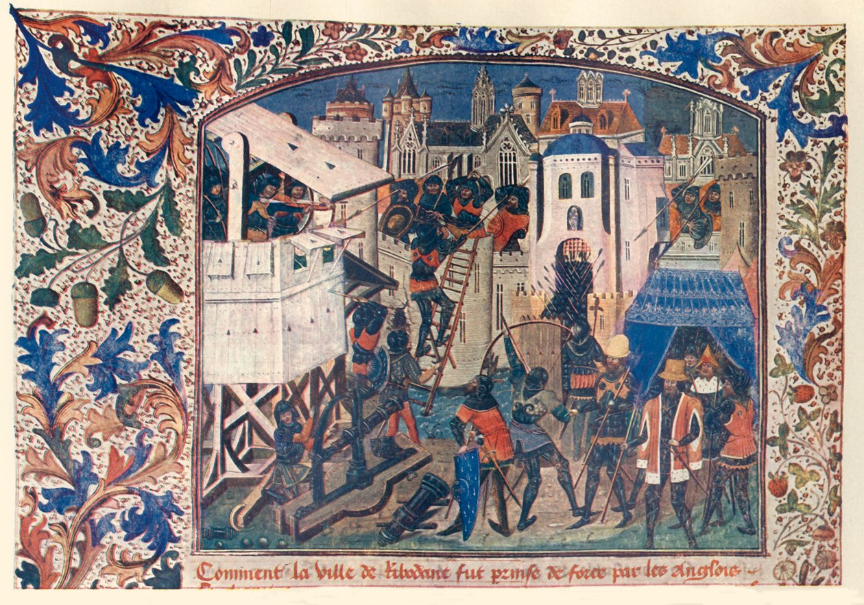 طرق الحرب خلال حرب المائة عام ، c1400 ، c1930. بواسطة غير معروف
