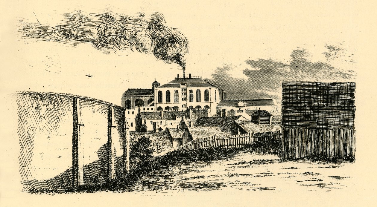 بنى Meuxs Brewhouse حوالي 1796 ، 1808 ، 1925. بواسطة غير معروف