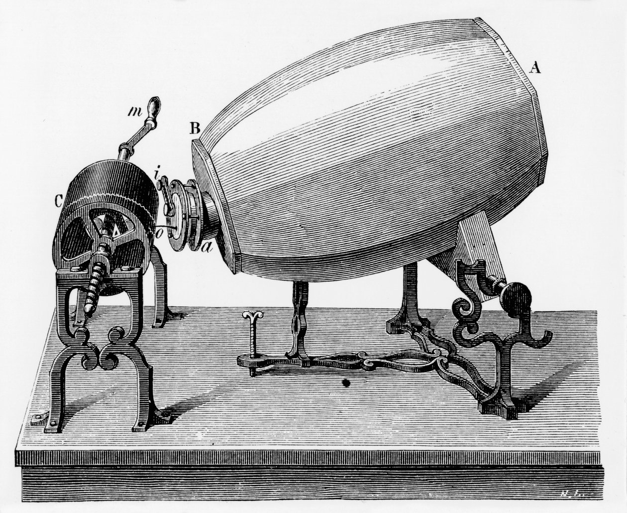 منتصف القرن التاسع عشر Phonautograph ، c.1906 بواسطة غير معروف