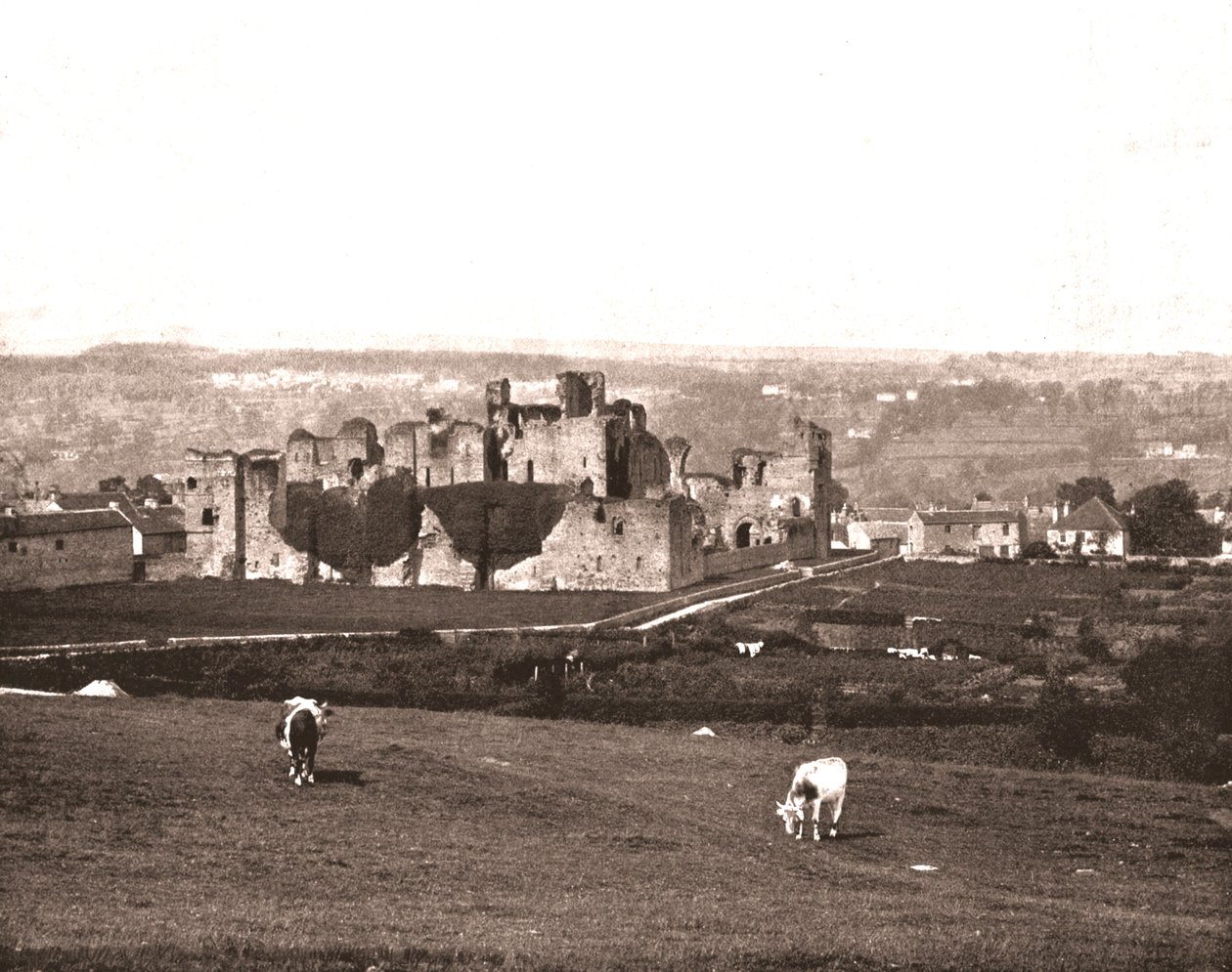 قلعة ميدلهام ، يوركشاير ، 1894. بواسطة غير معروف