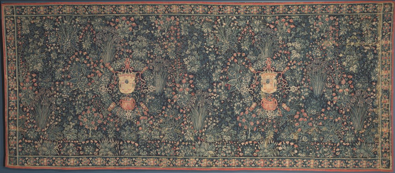 نسيج ميلفليرز مع شعار ميديشي ، 1520s. بواسطة غير معروف