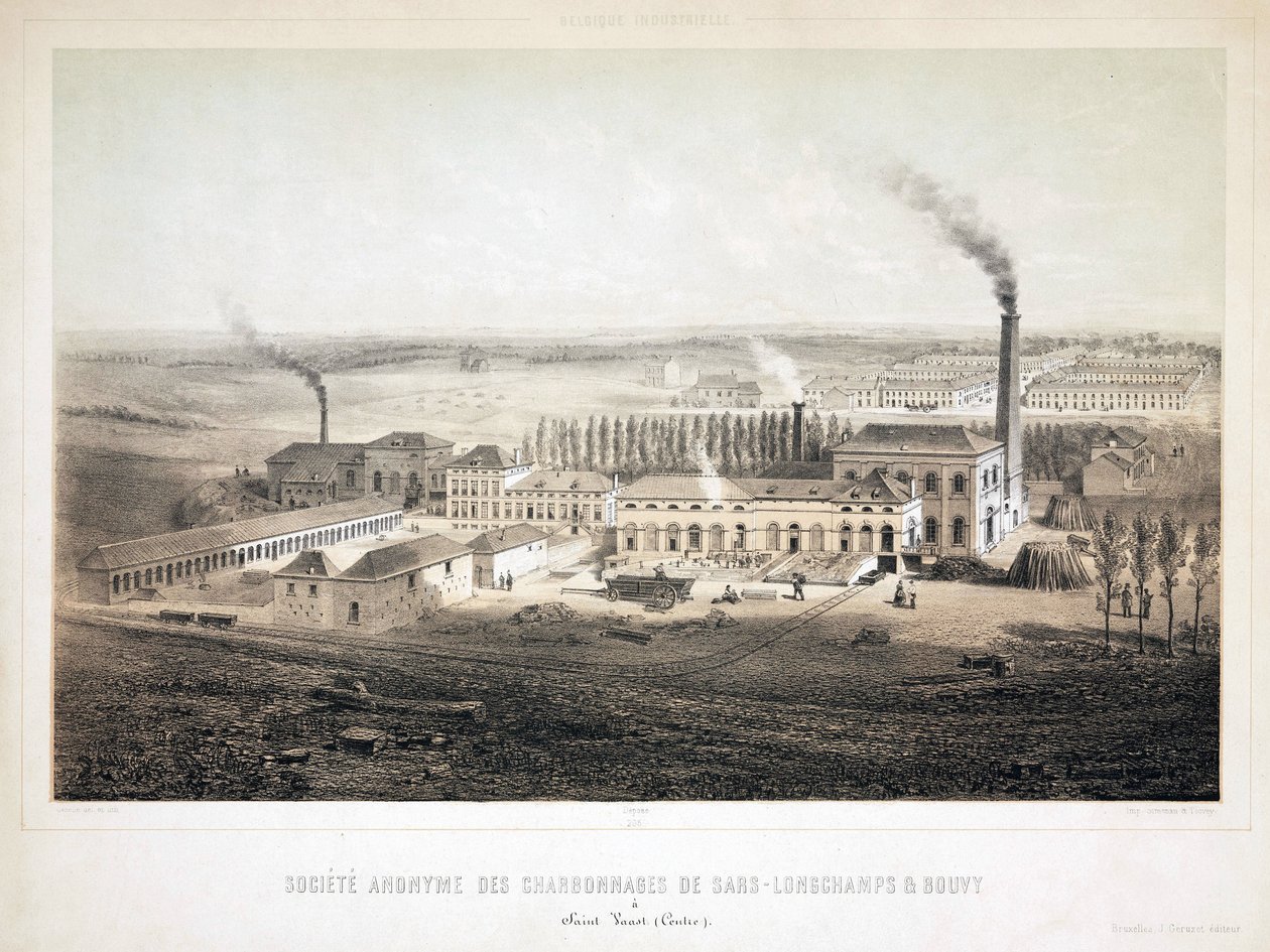 التعدين ، الفحم ، سارس Longchamps & Bouvy Coalmining Co Ltd ، بلجيكا بواسطة غير معروف